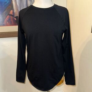 Under Armour Black Open Back Long Sleeve Women's Top Size Small